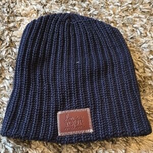 Love Your Melon Navy Beanie